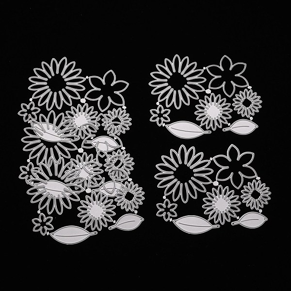 

PandaHall Flower Carbon Steel Cutting Dies Stencils, for DIY Scrapbooking/Photo Album, Decorative Embossing DIY Paper Card, Matte Platinum...