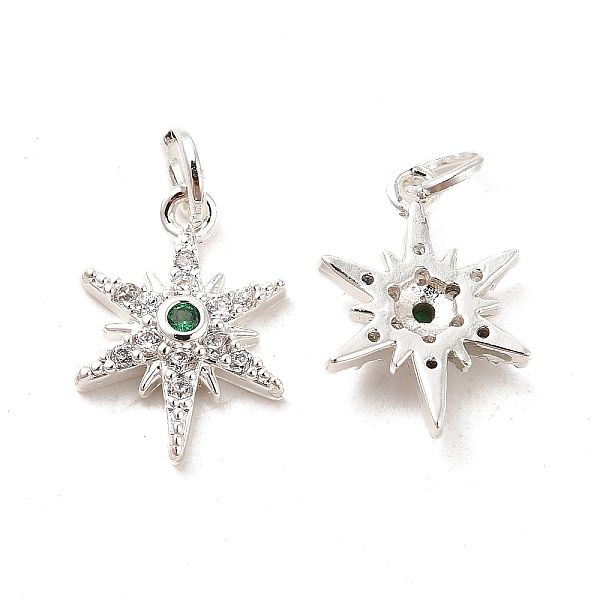 

PandaHall Rack Plating Brass Micro Pave Cubic Zirconia Pendants, Long-Lasting Plated, Cadmium Free & Lead Free, with Jump Ring, Star Charm..., Clear