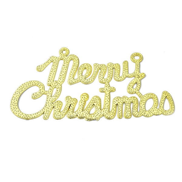 単語メリー クリスマス プラスチック ペンダント装飾