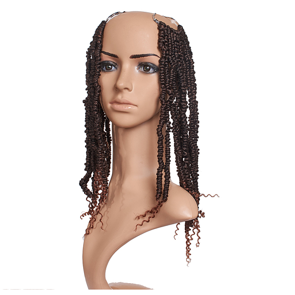 

PandaHall Bomb Twist Crochet Hair, Spring Twist Hair Prelooped Crochet Braids, Low Temperature Heat Resistant Fiber, Synthetic Twisted Hair...