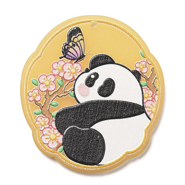 

PandaHall Acrylic Pendants, Panda, Butterfly, 39.5x36x2.4mm, Hole: 1.4mm Acrylic Butterfly