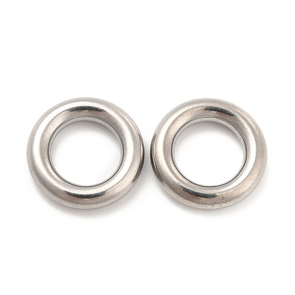 

PandaHall 304 Stainless Steel Linking Rings, Round Ring, 14x3mm, Inner Diameter: 8mm 304 Stainless Steel Ring