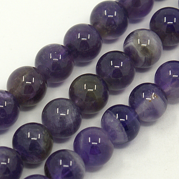

PandaHall Natural Gemstone Beads Strands, Amethyst, AB Grade, Round, Purple, 4mm, Hole: 1mm, about 93pcs/strand, 15 inch Amethyst Round...