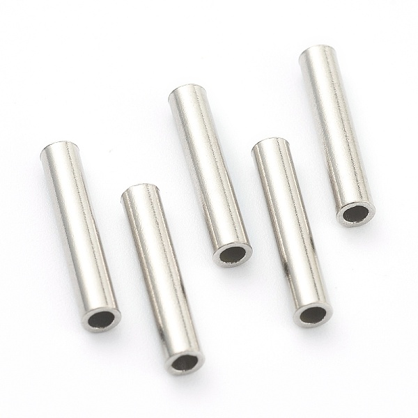 

PandaHall 304 Stainless Steel Beads, Tube Beads, Stainless Steel Color, 16x3mm, Hole: 1.8mm 304 Stainless Steel Tube