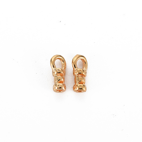 

PandaHall Brass Charms, Nickel Free, Column, Real 18K Gold Plated, 7x2mm Brass Column