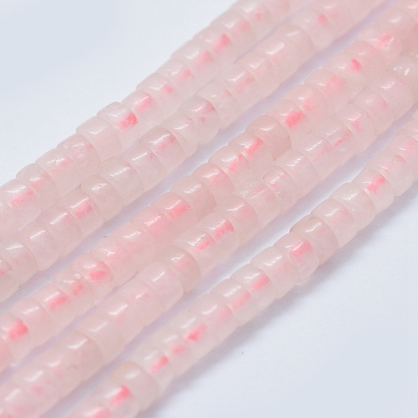 

PandaHall Natural Rose Quartz Beads Strands, Flat Round/Disc, 3.8~4.2x2~4.5mm, Hole: 0.8~1mm, about 152~180pcs/strand, 15.1~15.5 inch...