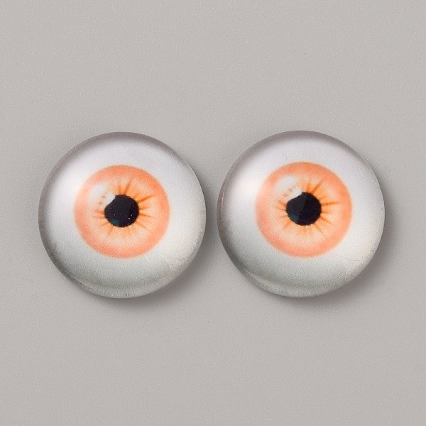 Glass Doll Eye Cabochons