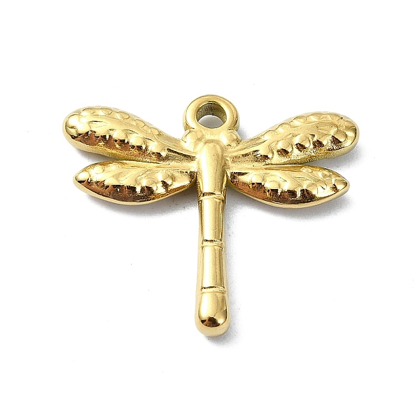 

PandaHall Ion Plating(IP) 304 Stainless Steel Pendants, Real 18K Gold Plated, Dragonfly, 18x20x2.5mm, Hole: 1.8mm 304 Stainless Steel...