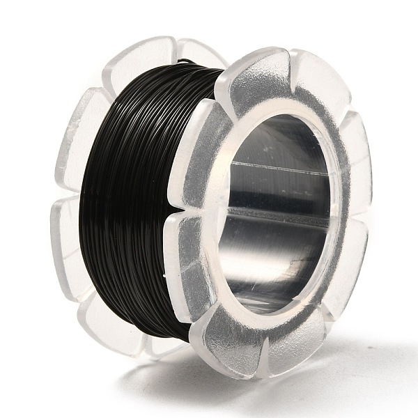 

PandaHall Round Copper Craft Wire, for Jewelry Making, Long-Lasting Plated, Black, 26 Gauge, 0.4mm, about 65.61 Feet(20m)/roll Copper Round...