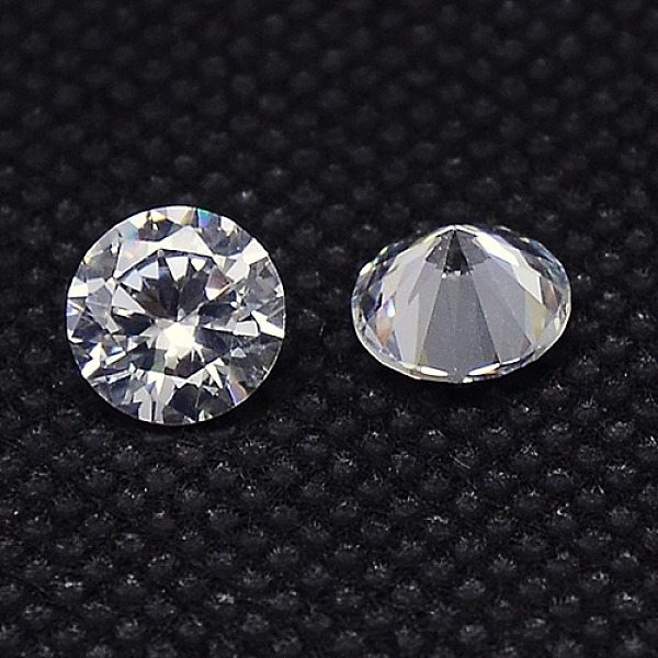 

PandaHall Diamond Shape Grade AAA Cubic Zirconia Cabochons, Faceted, Clear, 8mm Cubic Zirconia Diamond Clear