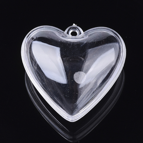 Openable Transparent Plastic Pendants