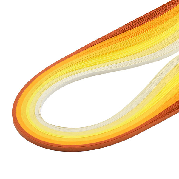

PandaHall 6 Colors Quilling Paper Strips, Yellow, 390x3mm, about 120 strips/bag Paper Yellow