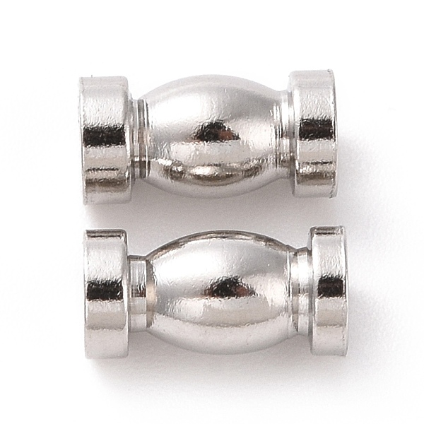 

PandaHall 201 Stainless Steel Beads, Column, Stainless Steel Color, 8x4mm, Hole: 1.8mm 201 Stainless Steel Column