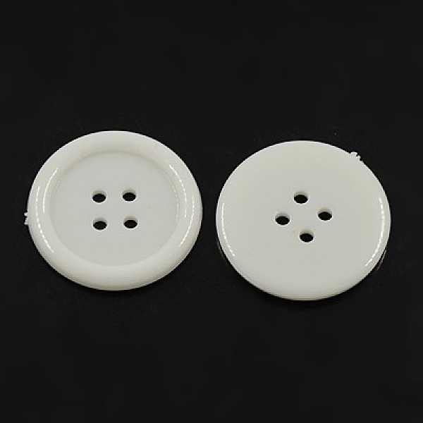 

PandaHall Acrylic Sewing Buttons, Plastic Buttons for Costume Design, 4-Hole, Dyed, Flat Round, White, 28x2mm, Hole: 1mm Acrylic Flat Round...