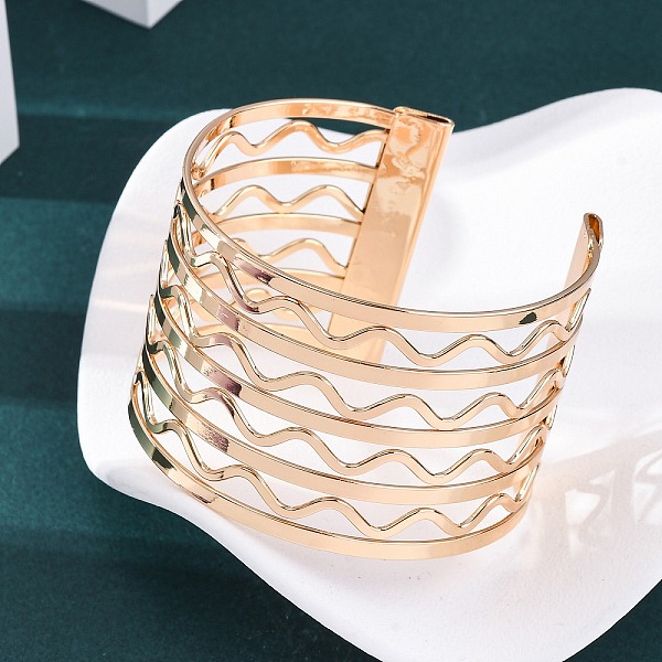 Wave Iron Cuff Bang… - image