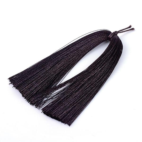 

PandaHall Nylon Tassel Decoration, Coconut Brown, 85x5mm Nylon Brown