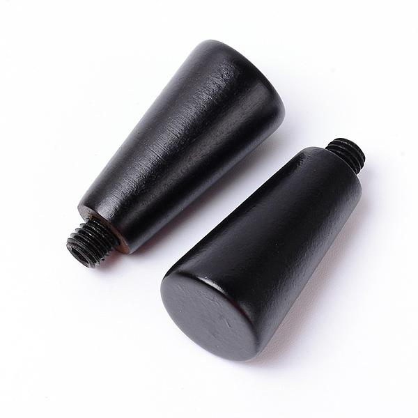 

PandaHall Wood Handle, for Wax Seal Stamp, Wedding Invitations Making, Black, 4.7x2.15cm, Inner Diameter: 0.4cm Wood Black