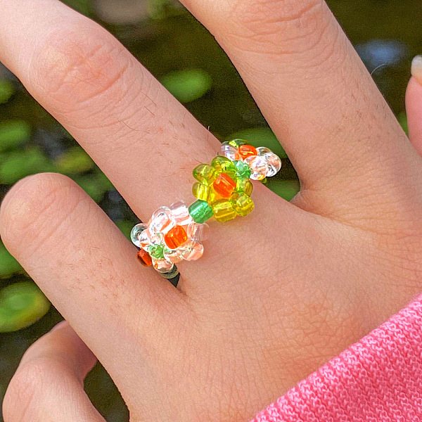 Glass Beaded Stretc… - image