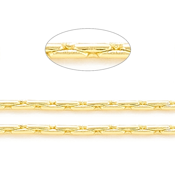 

PandaHall Brass Coreana chain, Long-Lasting Plated, with Spool, Cadmium Free & Lead Free, Soldered, Real 18K Gold Plated, 0.8mm, about 32.8...