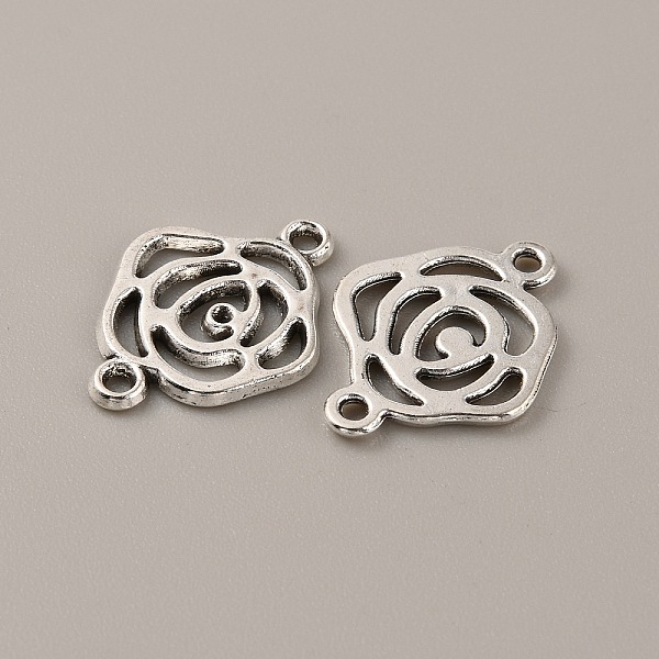 

PandaHall Tibetan Style Alloy Connector Rhinestone Settings, Flower, Antique Silver, Fit for 1.2mm Rhinestone, 20.5x15.5x1.5mm, Hole: 1.4mm...