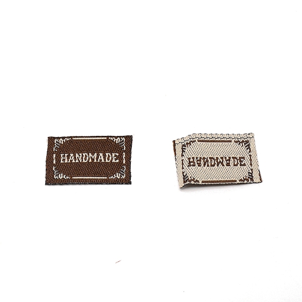 

PandaHall Polyester Sewing Labels, Cloth Labels, for Sewing, Knitting, Crafts, Word, 15x25x0.3mm Polyester
