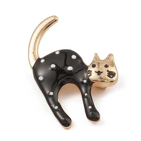 

PandaHall Alloy Enamel Brooch Pin, Cat, Black, 45.5x31.5x10mm Alloy+Enamel Cat Shape Black