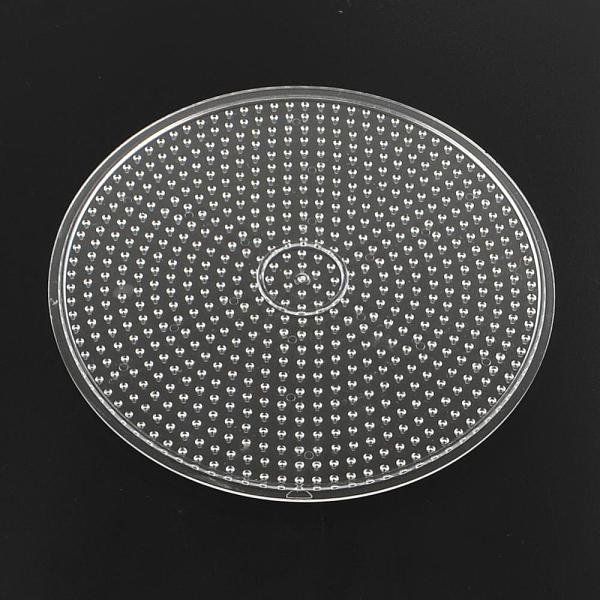 

PandaHall Flat Round ABC Plastic Pegboards used for 5x5mm DIY Fuse Beads, Clear, 154x5mm Plastic Flat Round Clear