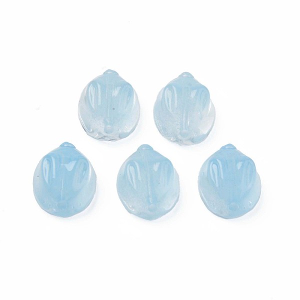 

PandaHall Transparent Glass Beads, Rabbit, Light Sky Blue, 14x12x8mm, Hole: 1.4mm Glass Rabbit