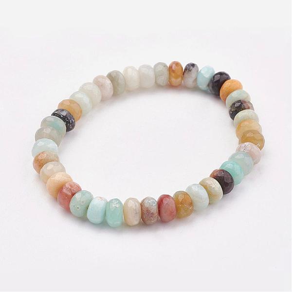 

PandaHall Natural Amazonite Stretch Bracelets, 2 inch(52mm) Amazonite