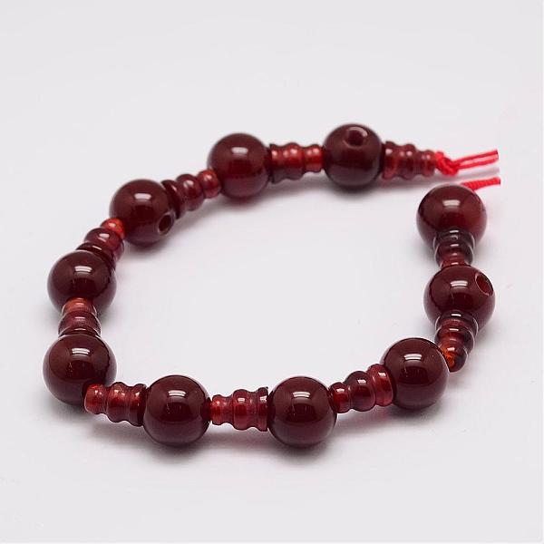 

PandaHall Natural Carnelian 3-Hole Guru Bead Strands, for Buddhist Jewelry Making, T-Drilled Beads, 16.5~18mm, Hole: 2~3mm, 2pcs/set...