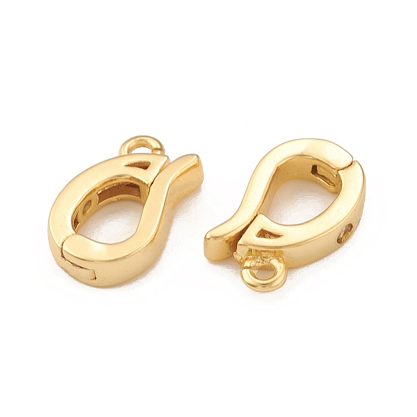 

PandaHall Rack Plating Brass Cubic Zirconia Enhancer Shortener Bails, Hinged Pendant Bails, with Loop, Cadmium Free & Lead Free...