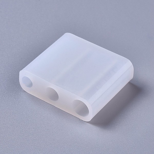 PandaHall Silicone Molds, Resin Casting Molds, For UV Resin, Epoxy Resin Jewelry Making, Column, White, 37x44x14mm Silicone Column White