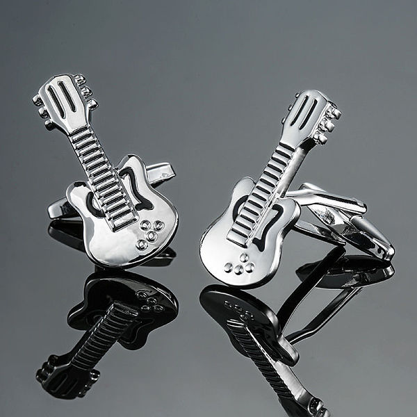 

PandaHall Brass Musical Instruments Cufflinks, for Apparel Accessories, Platinum, 10mm Brass Musical Instruments