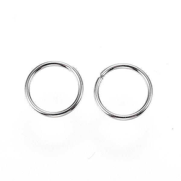 

PandaHall 304 Stainless Steel Jump Rings, Open Jump Rings, Stainless Steel Color, 10x1mm, 18 Gauge, Inner Diameter: 8mm 304 Stainless Steel