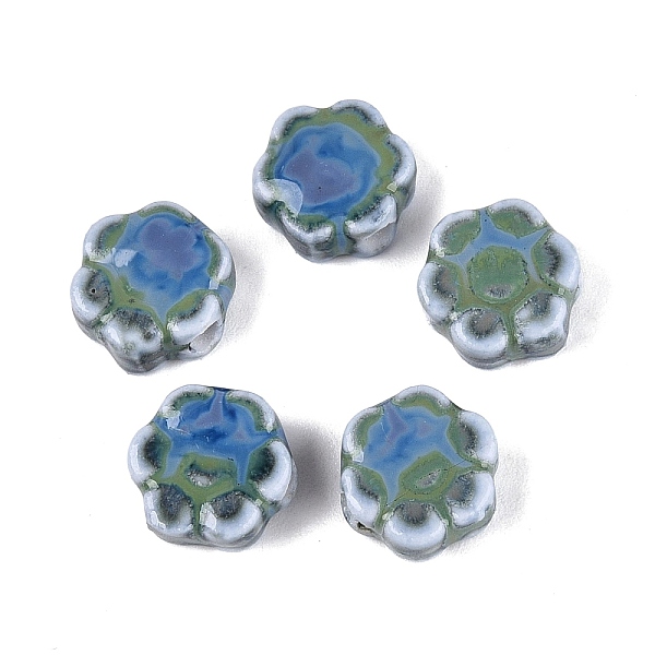 Vintage Handmade Porcelain Beads