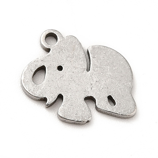 

PandaHall 201 Stainless Steel Pendants, Elephant Charms, Stainless Steel Color, 10.5x12x1mm, Hole: 1.2mm 201 Stainless Steel Elephant
