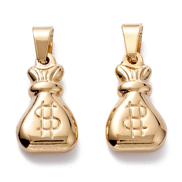 

PandaHall 304 Stainless Steel Pendants, Purse, Golden, 20x11x4mm, Hole: 6x3mm 304 Stainless Steel Others