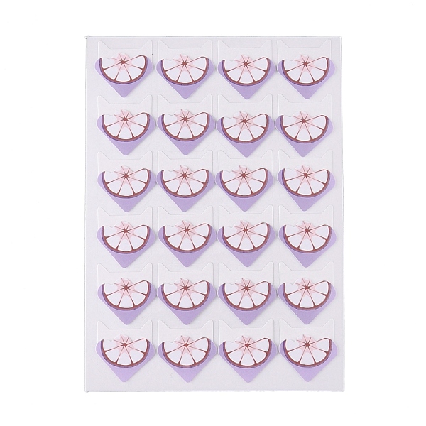 

PandaHall Cute Garcinia Mangostana Pattern Photo Corner Self-Adhesive Stickers, for DIY Scrapbook, Picture Album, Personal Journal, Purple...