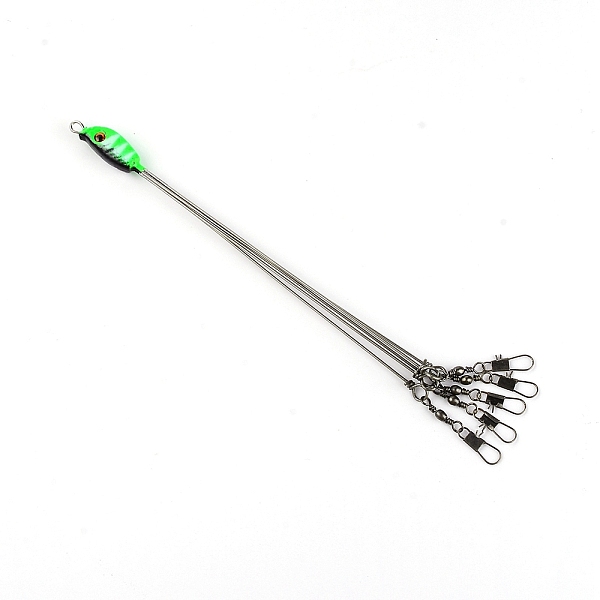 

PandaHall Plumbum Connector Fishing Accessory, Green, 195mm, Hole: 2.5mm Metal Rectangle Green