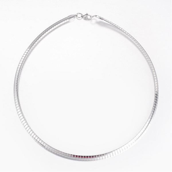 

PandaHall 304 Stainless Steel Necklaces, with Lobster Clasps, Stainless Steel Color, 138mm(5-7/16 inch) 304 Stainless Steel