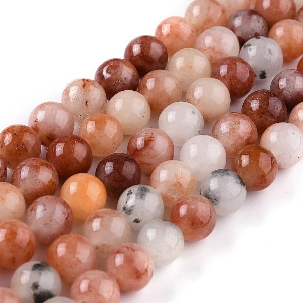 Natural White Jade Beads