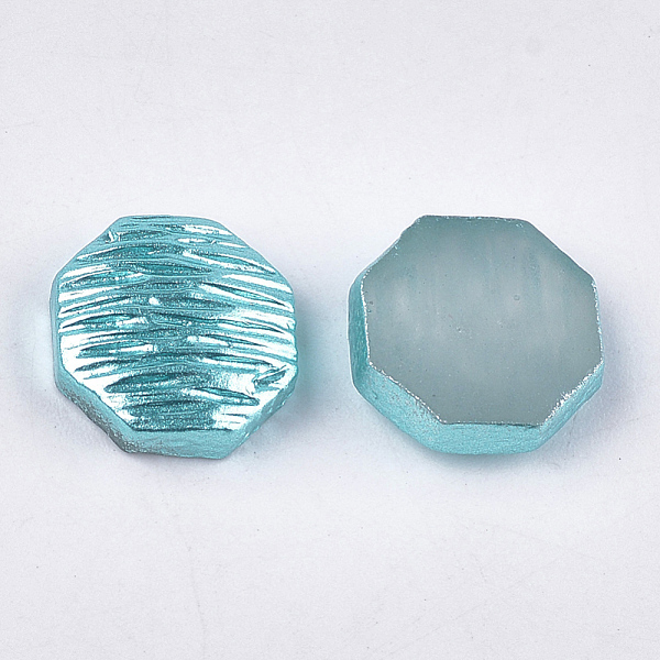 

PandaHall Resin Cabochons, Octagon, Mixed Color, 12~13x12~13x4mm Resin Octagon Multicolor