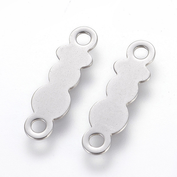 

PandaHall 201 Stainless Steel Links connectors, Stainless Steel Color, 18.5x5.5x0.5mm, Hole: 1.8mm 201 Stainless Steel Others