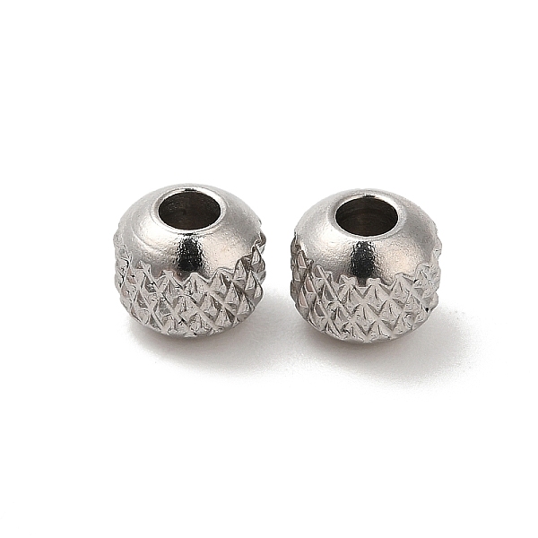 

PandaHall 201 Stainless Steel Bead, Round, Stainless Steel Color, 5mm, Hole: 2mm 201 Stainless Steel Round