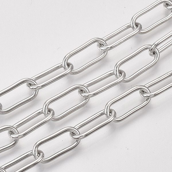 Unwelded Iron Paperclip Chains