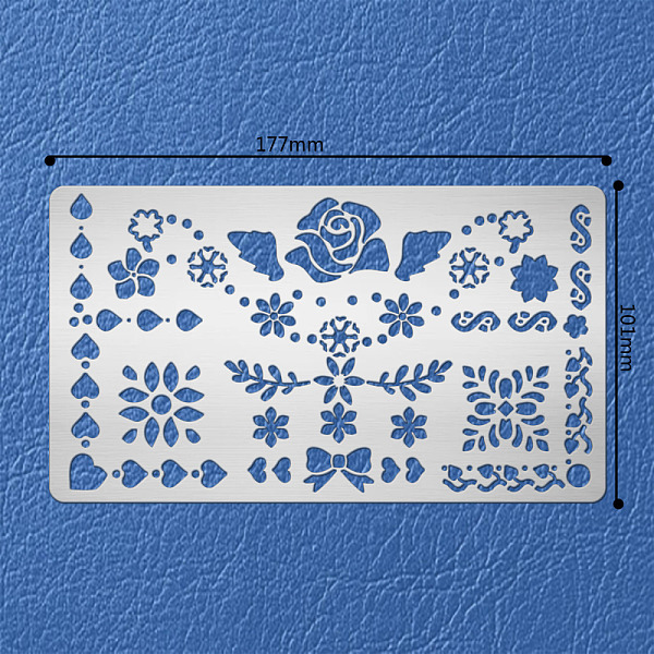 

PandaHall Steel Cutting Dies Stencils, for DIY Scrapbooking/Photo Album, Decorative Embossing DIY Paper Card, Mixed Patterns...