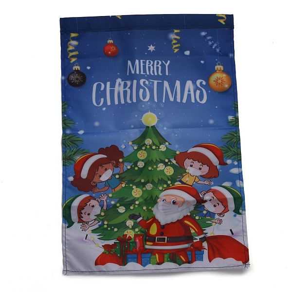 

PandaHall Garden Flag for Christmas, Double Sided Polyester House Flags, for Home Garden Yard Office Decorations, Santa Claus/Father...
