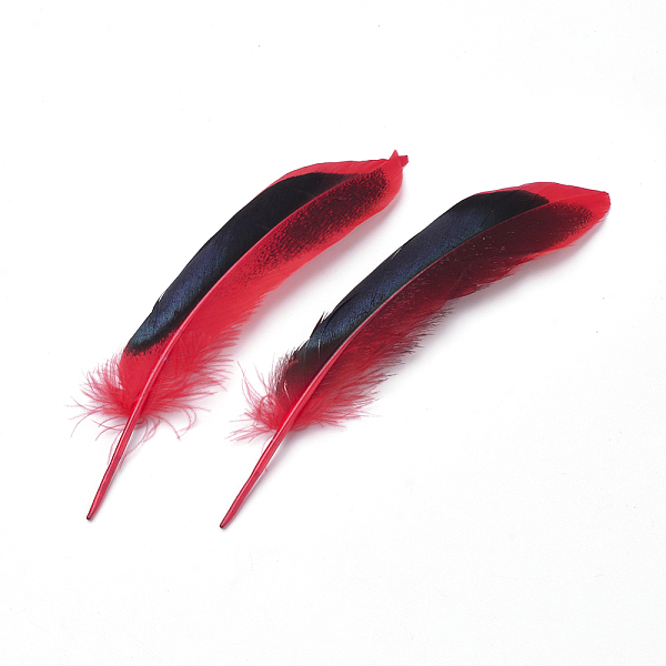 

PandaHall Feather Costume Accessories, Dyed, Red, 115~160x20~35mm Feather Feather Red