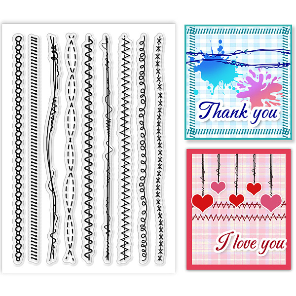 

PandaHall Custom PVC Plastic Clear Stamps, for DIY Scrapbooking, Photo Album Decorative, Cards Making, Mixed Shapes, 160x110mm Plastic Mixed...