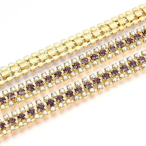 Iron Rhinestone Cup Chains